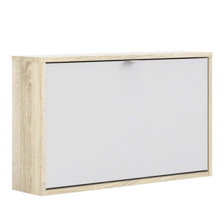 Shoes Shoe Cabinet 1 Door in Oak - Msofas LTD