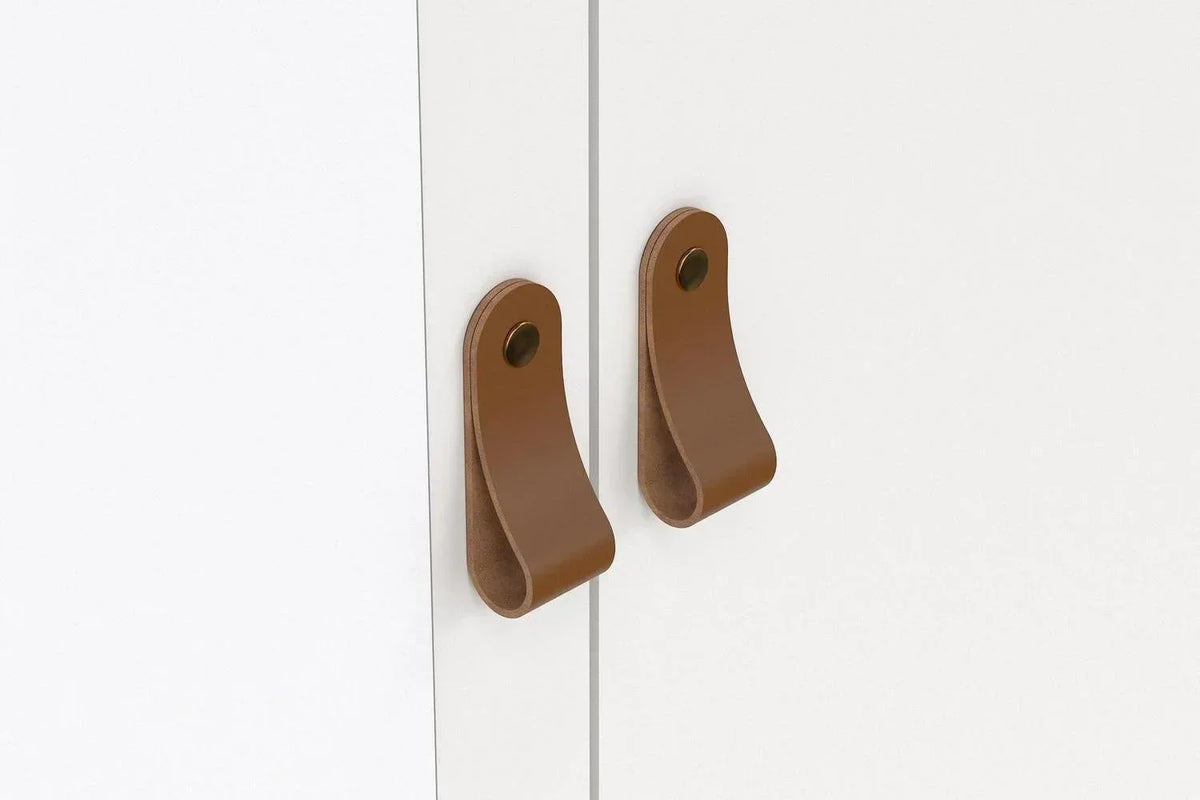 Barcelona Wardrobe With 1 Door 1 Mirror Door 2 Drawers In White