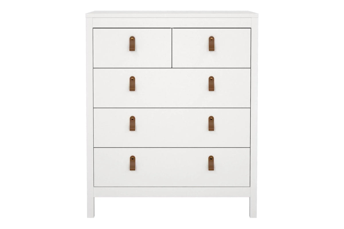 Barcelona Chest 3+2 Drawers In White