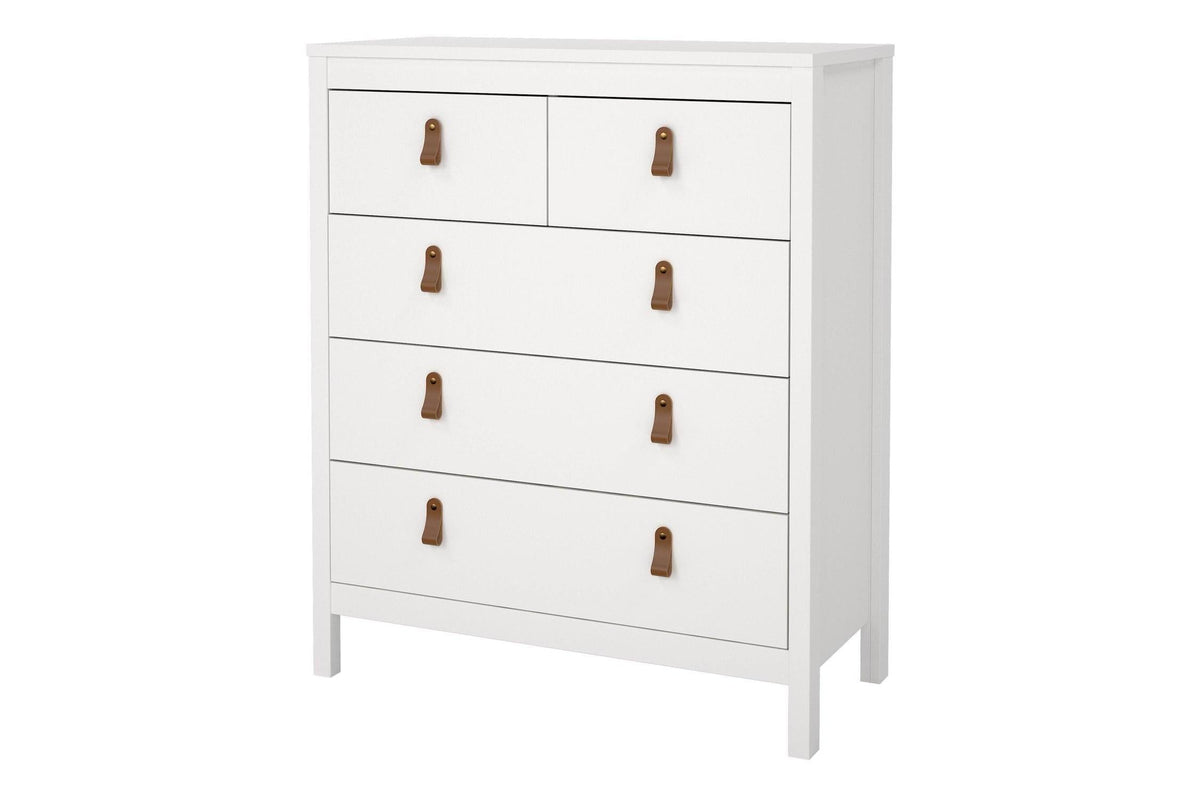 Barcelona Chest 3+2 Drawers In White
