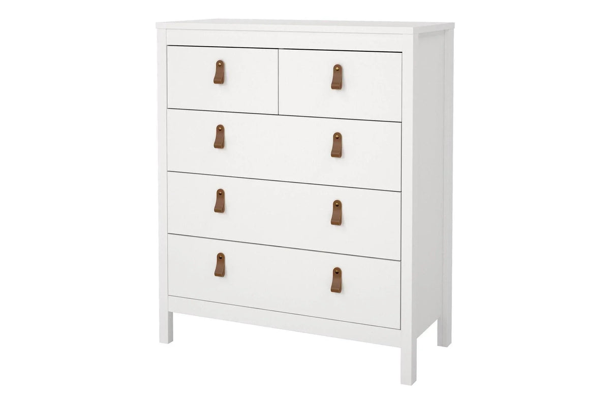 Barcelona Chest 3+2 Drawers In White