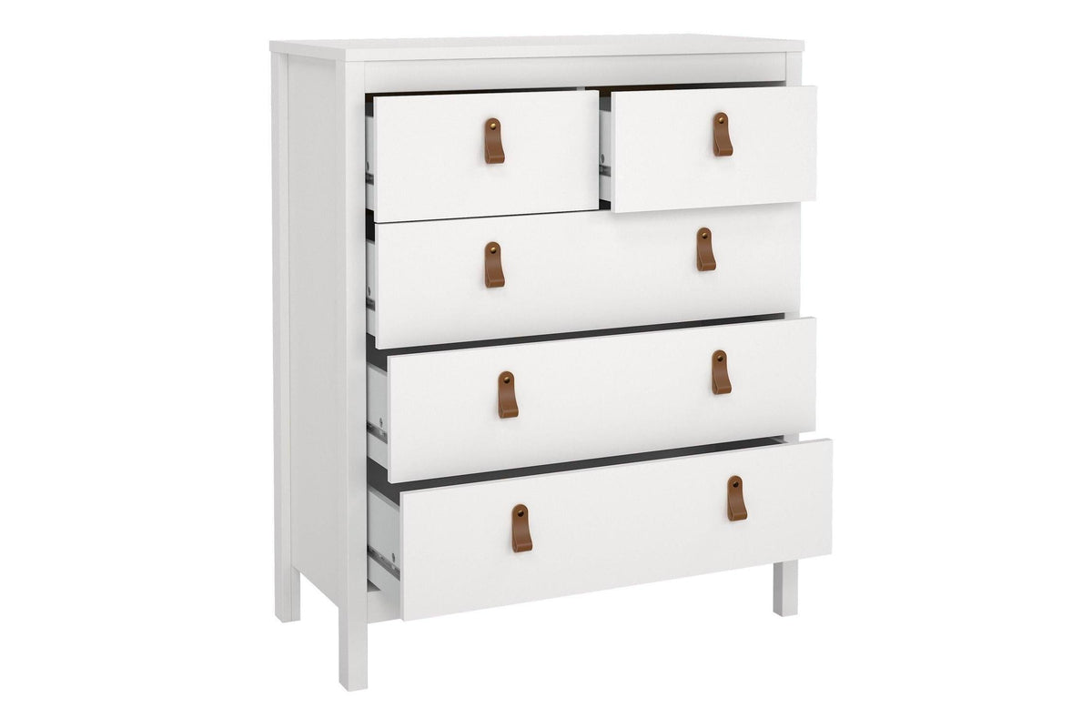Barcelona Chest 3+2 Drawers In White