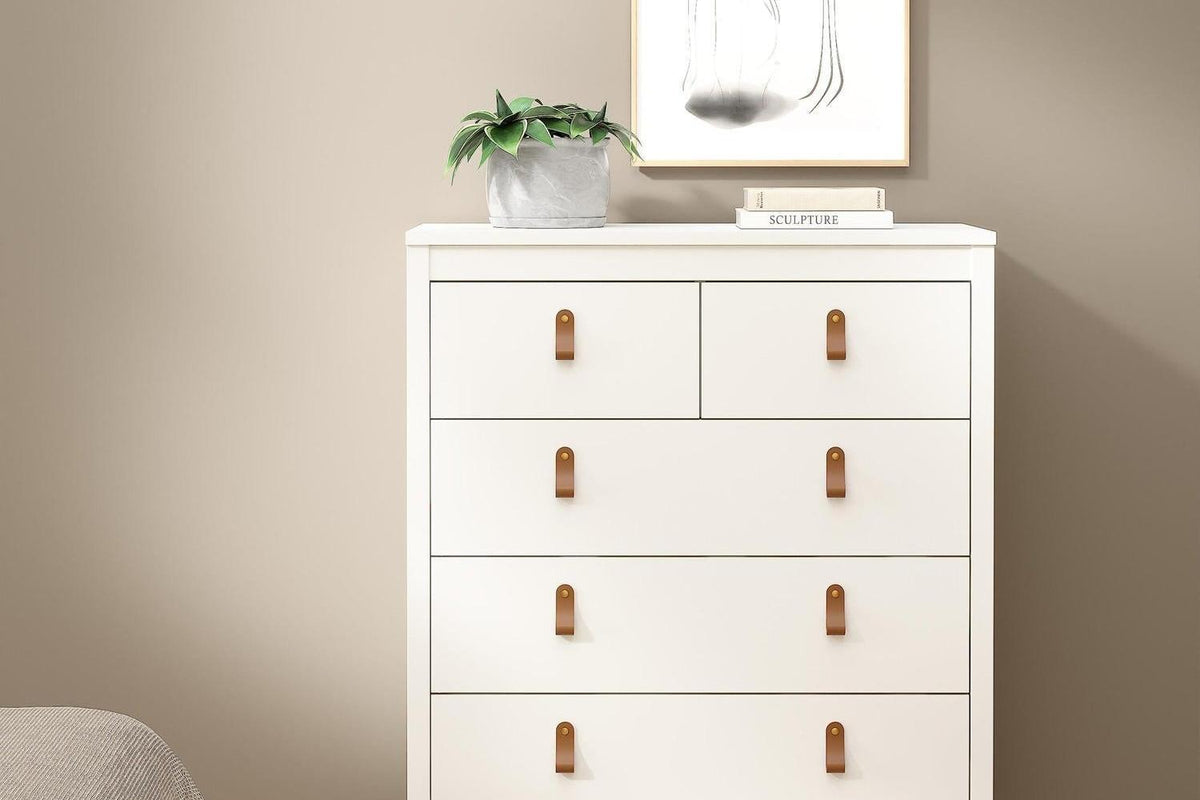Barcelona Chest 3+2 Drawers In White