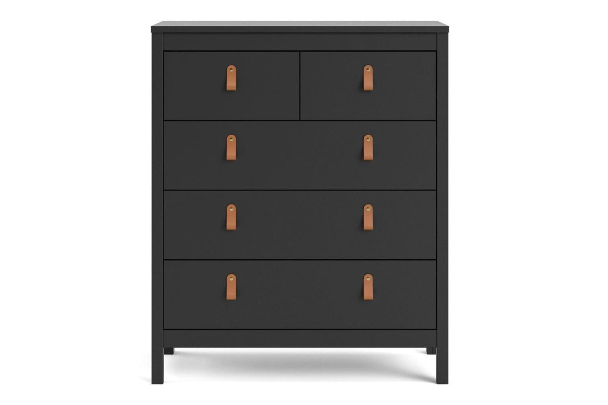 Barcelona Chest 3+2 Drawers In Matt Black