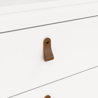 barcelona chest 3 drawers in white