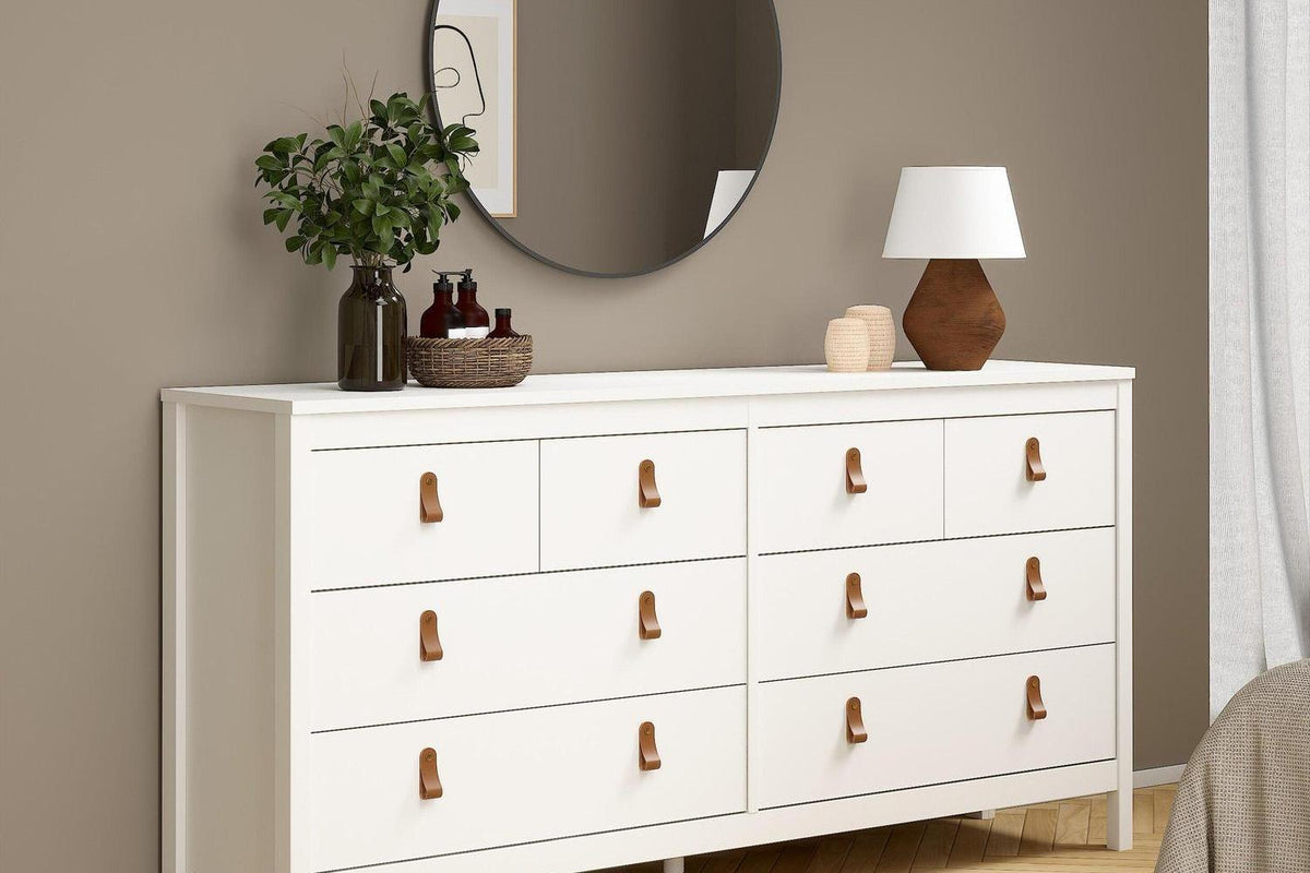 Barcelona 4+4 Chest of Drawers In White