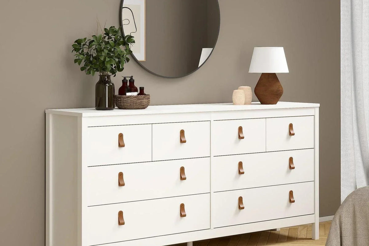 Barcelona 4+4 Chest of Drawers In White