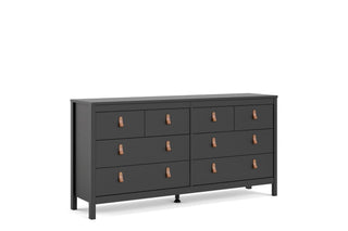 Barcelona 4+4 Chest of Drawers In Matt Black