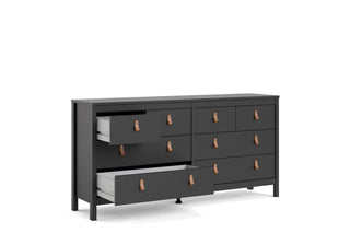 Barcelona 4+4 Chest of Drawers In Matt Black