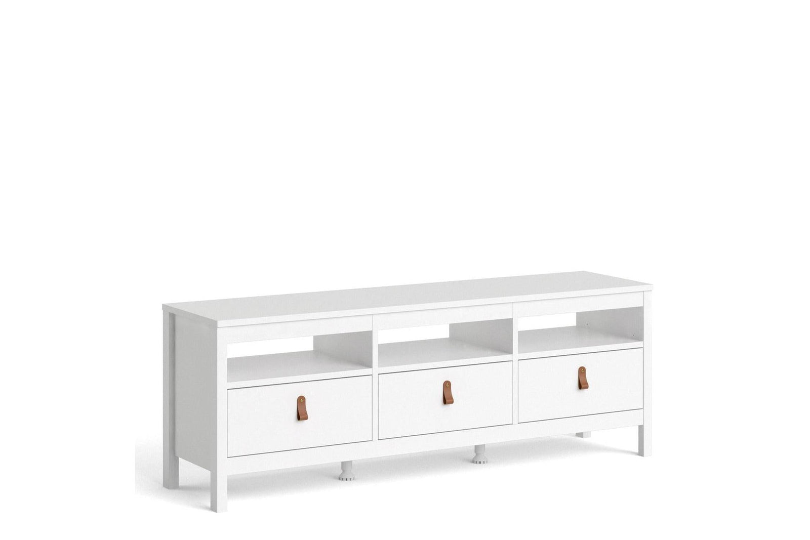 Barcelona Tv Unit 3 Drawers In White