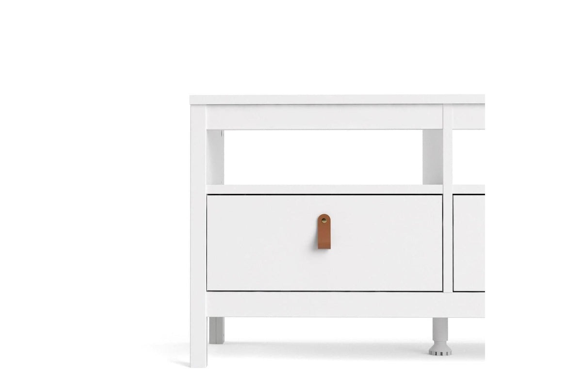 Barcelona Tv Unit 3 Drawers In White