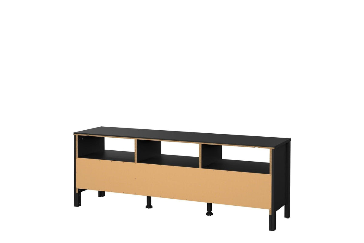 Barcelona Tv Unit 3 Drawers In Matt Black