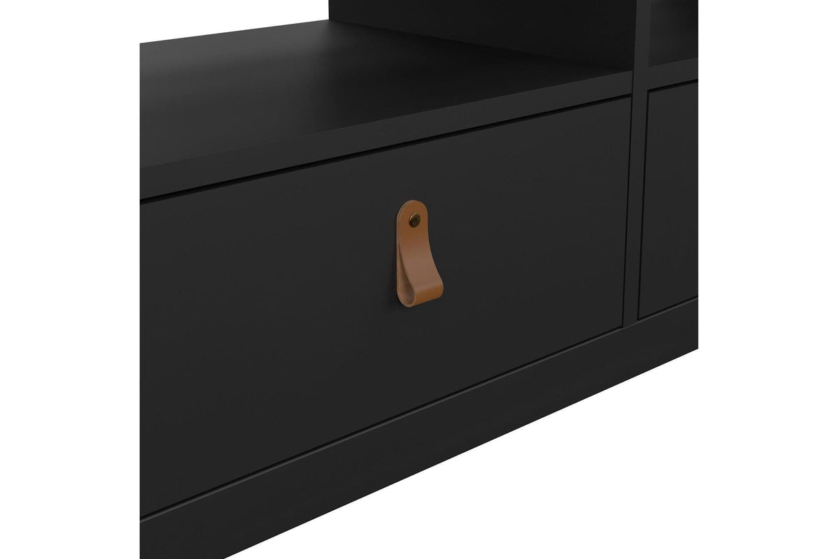 Barcelona Tv Unit 3 Drawers In Matt Black