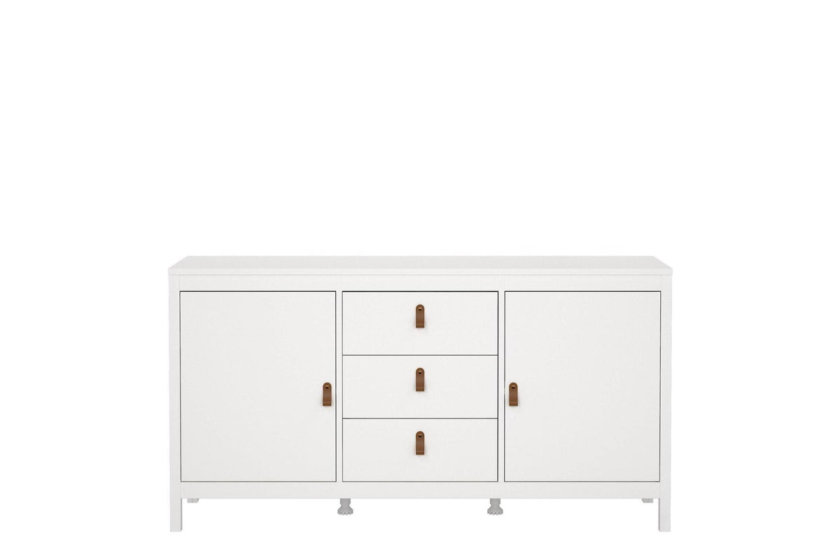 Barcelona Sideboard 2 Doors 3 Drawers In White