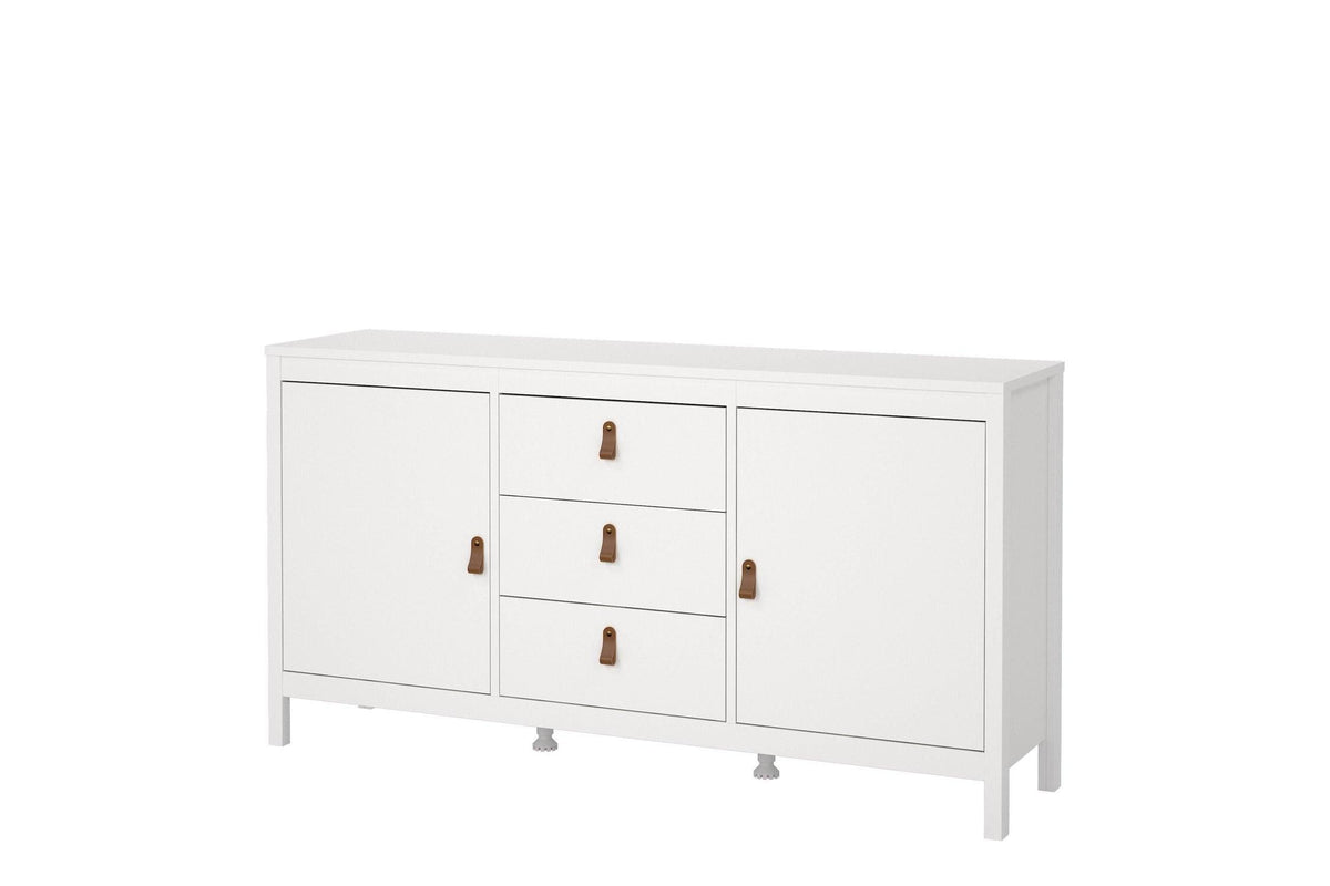 Barcelona Sideboard 2 Doors 3 Drawers In White
