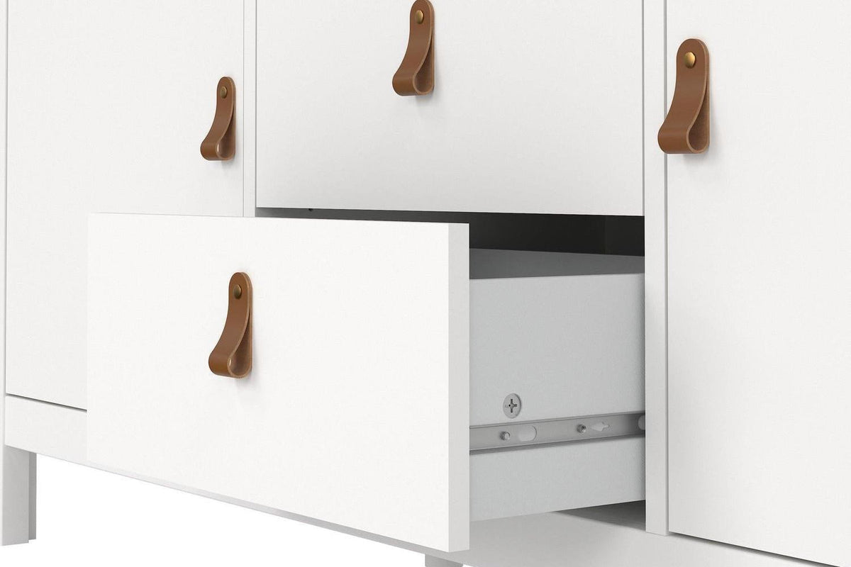 Barcelona Sideboard 2 Doors 3 Drawers In White