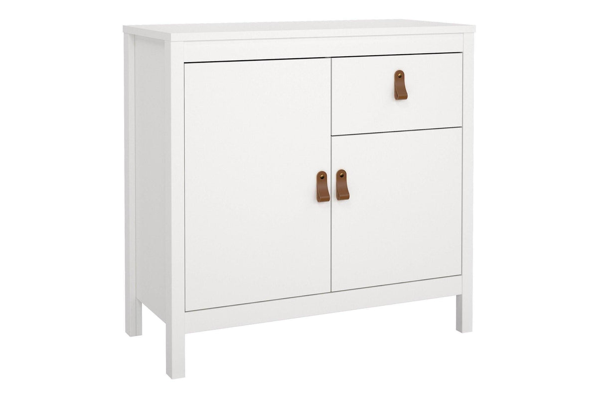 Barcelona Sideboard 2 Doors 1 Drawer In White