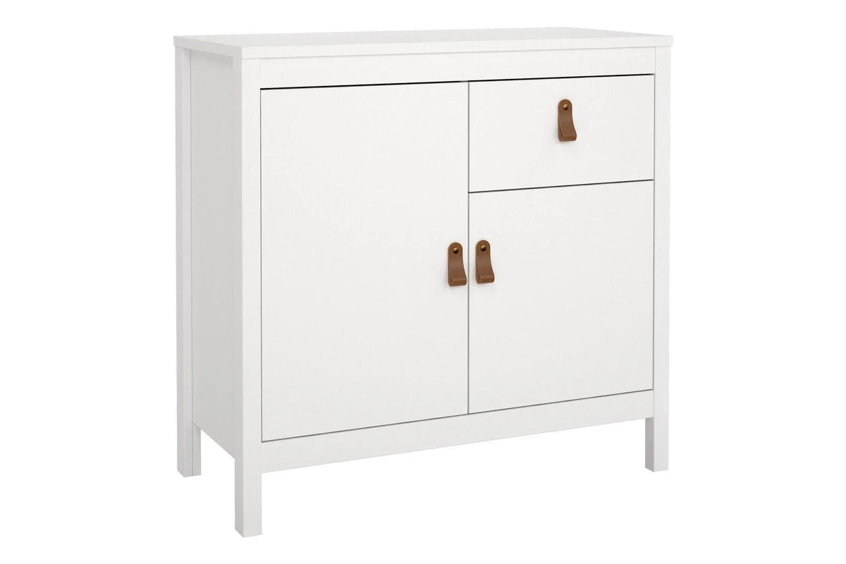Barcelona Sideboard 2 Doors 1 Drawer In White