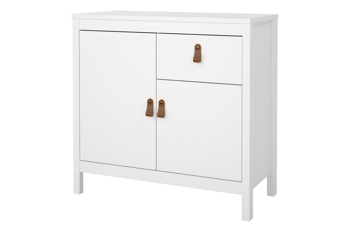 Barcelona Sideboard 2 Doors 1 Drawer In White
