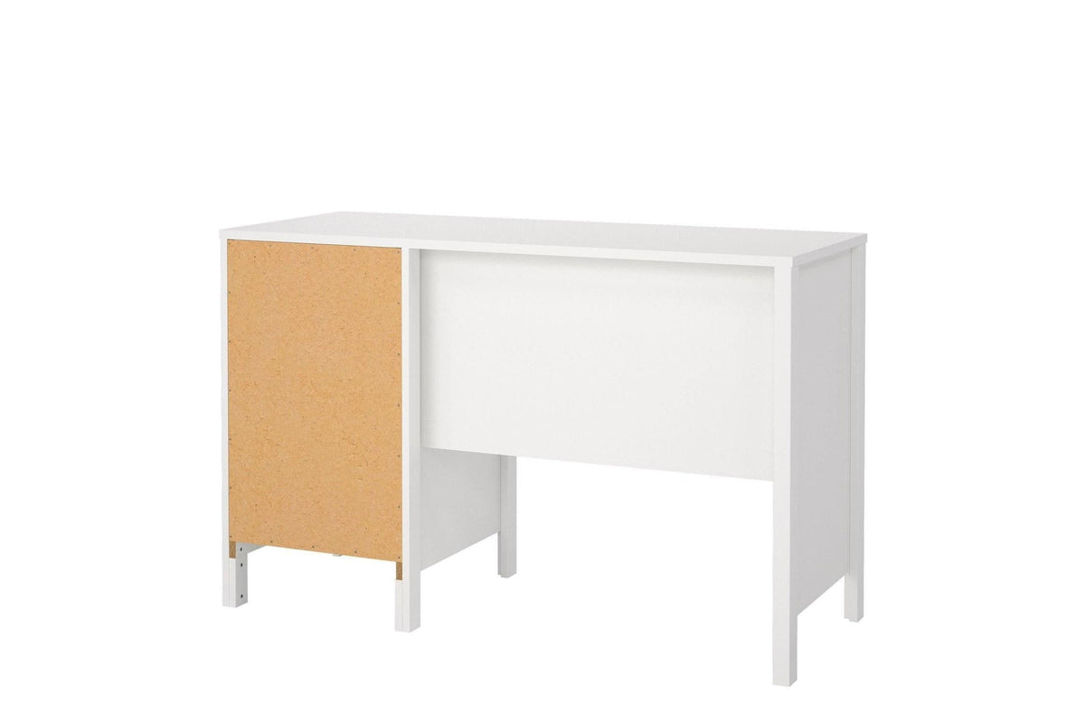Barcelona Desk 3 Drawers In White
