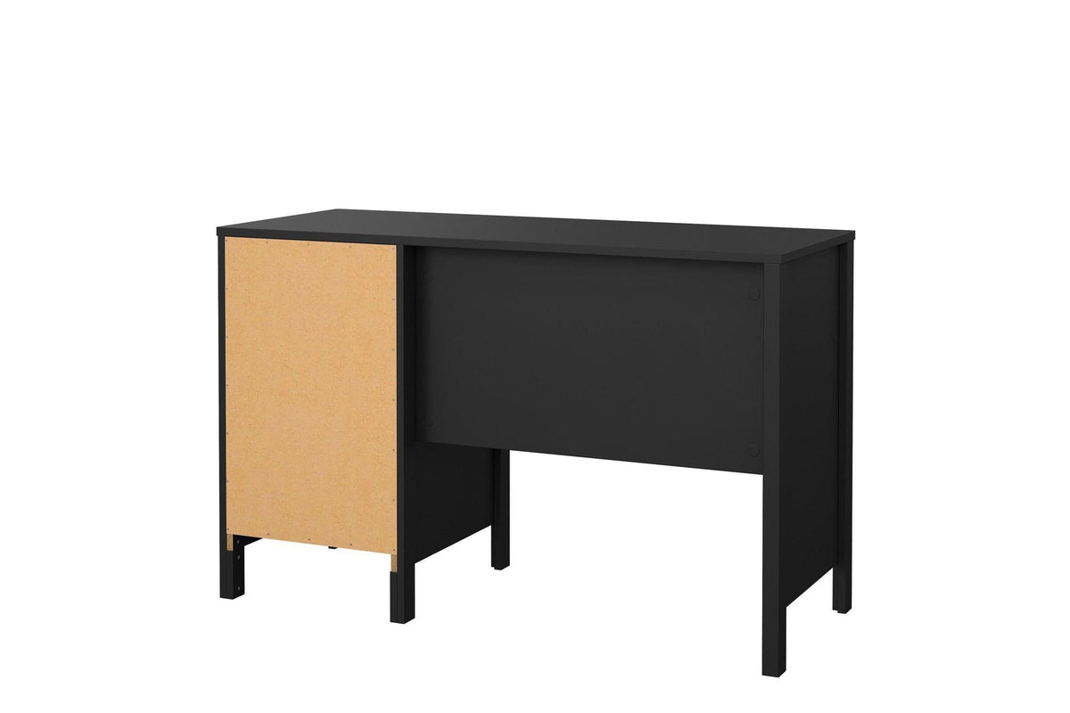 Barcelona Desk 3 Drawers In Matt Black