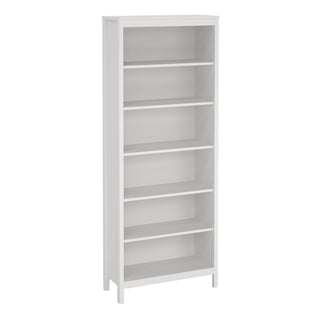 barcelona bookcase in white