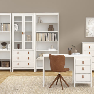 barcelona bookcase in white
