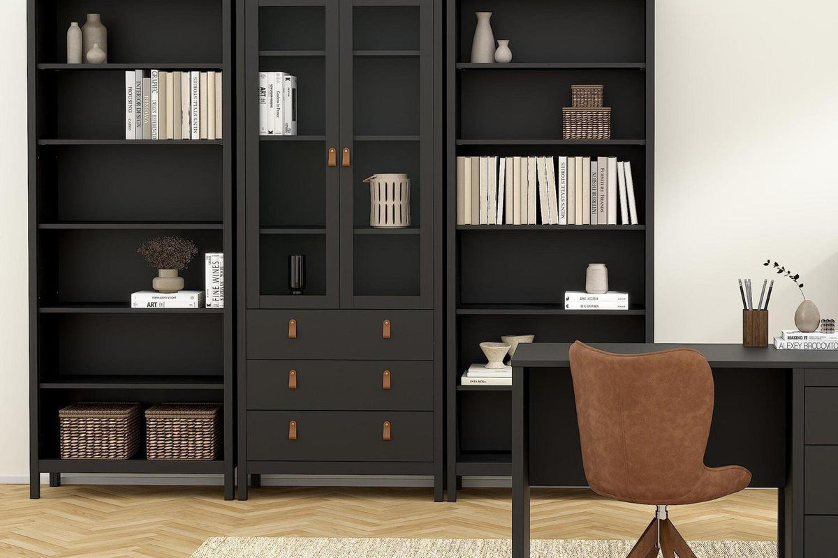 Barcelona Bookcase In Black