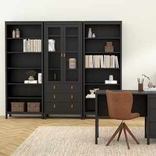 barcelona bookcase in black