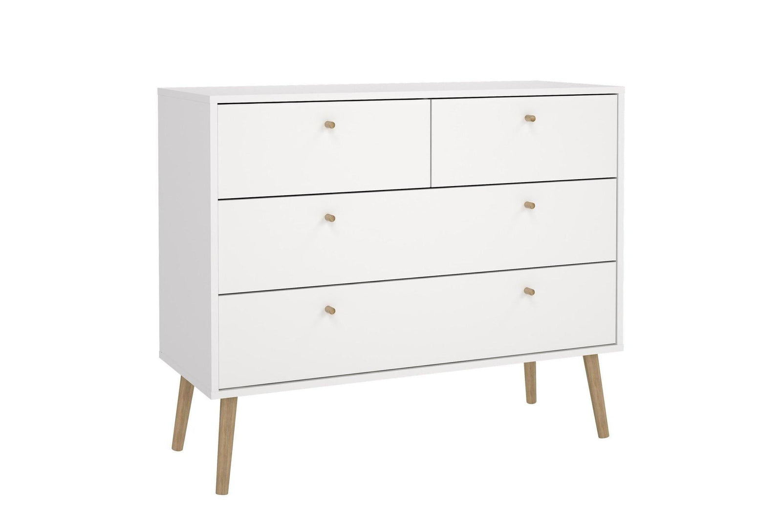 Cumbria Chest 2 + 2 Drawers White