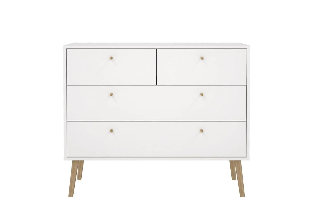 Cumbria Chest 2 + 2 Drawers White