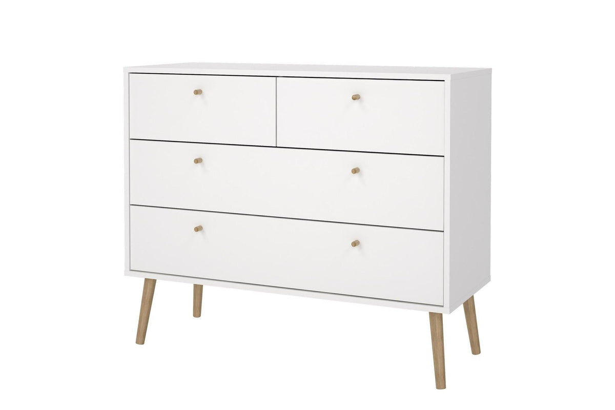 Cumbria Chest 2 + 2 Drawers White