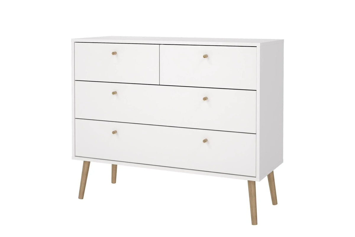 Cumbria Chest 2 + 2 Drawers White