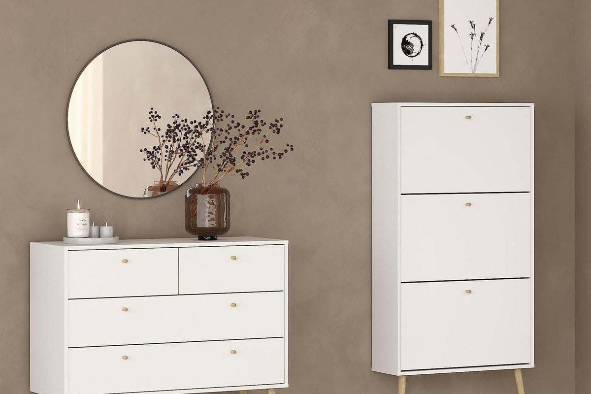 Cumbria Chest 2 + 2 Drawers White