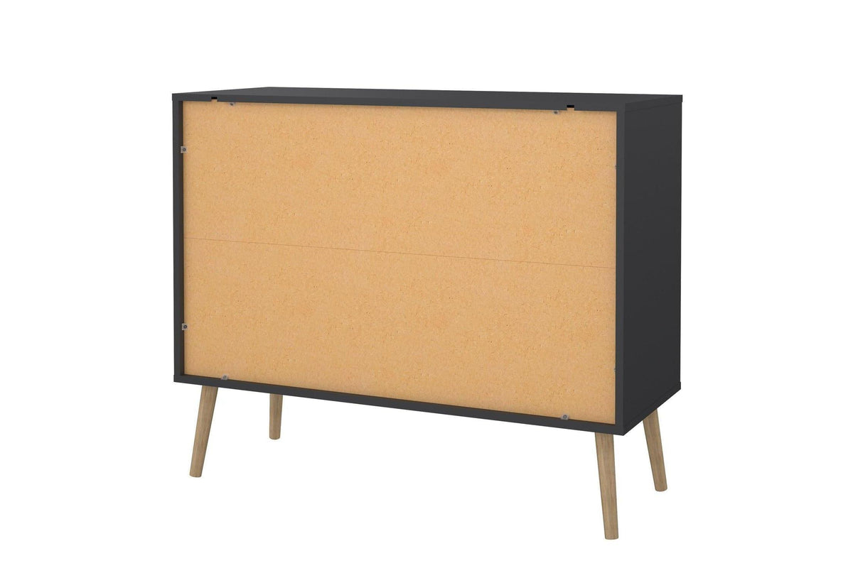 Cumbria Chest 2 + 2 Drawers Dark Grey