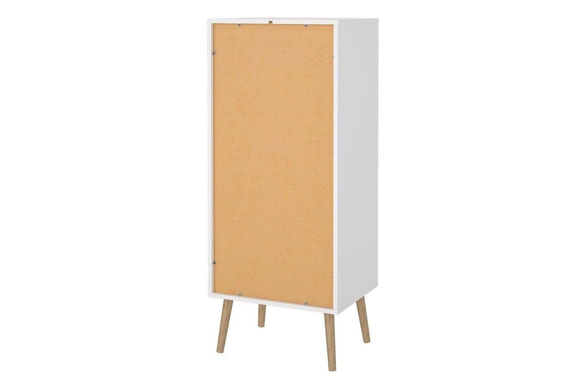 Cumbria Chest 5 Drawers White