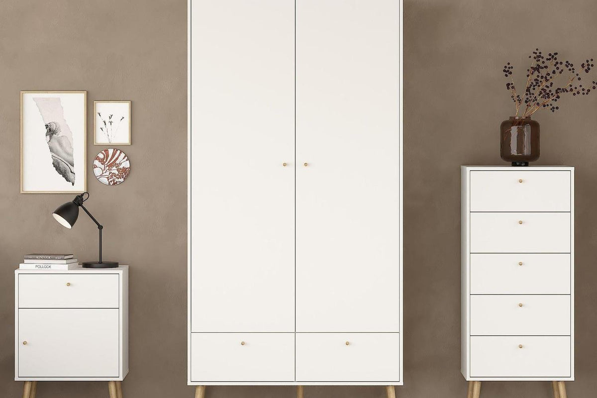 Cumbria Chest 5 Drawers White