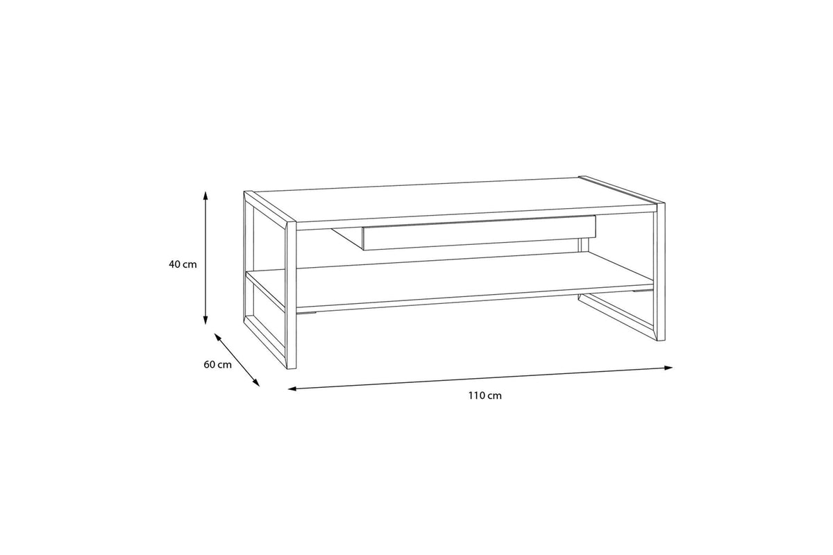 High Rock Coffee Table In Riviera Oak