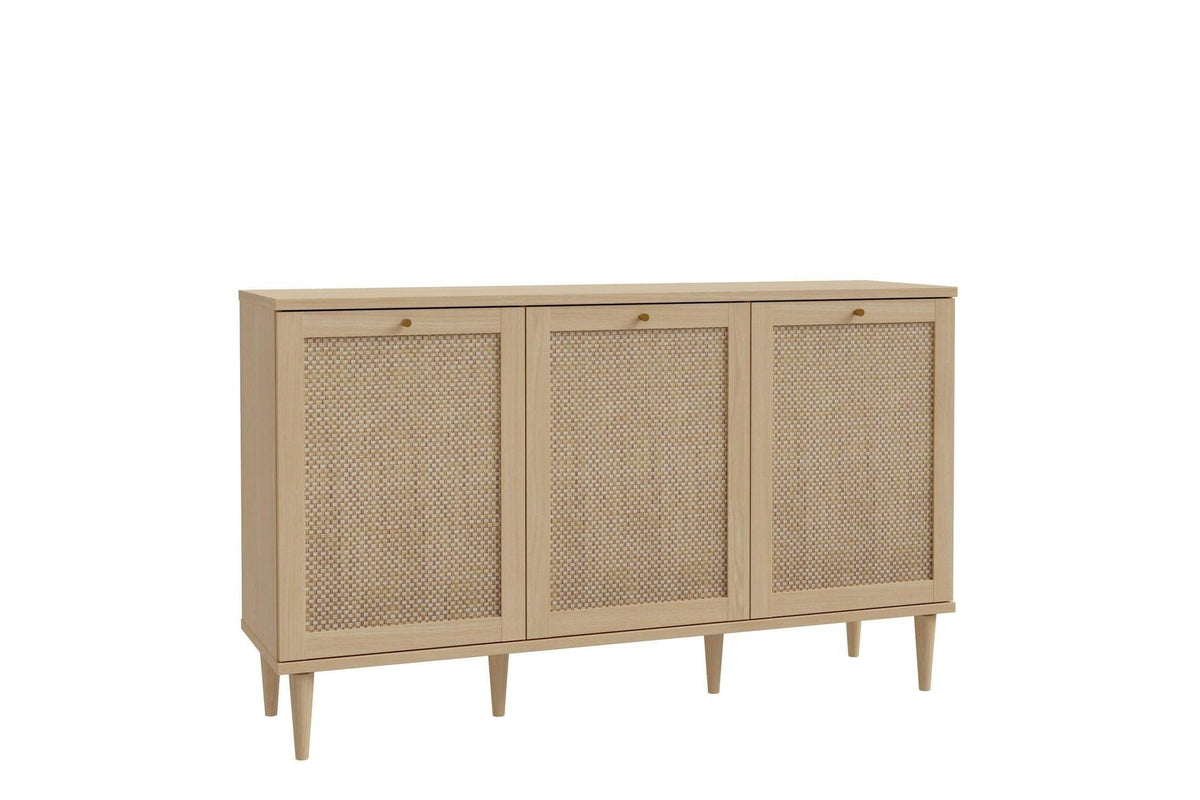 Calasetta 3 Door Sideboard In Rattan