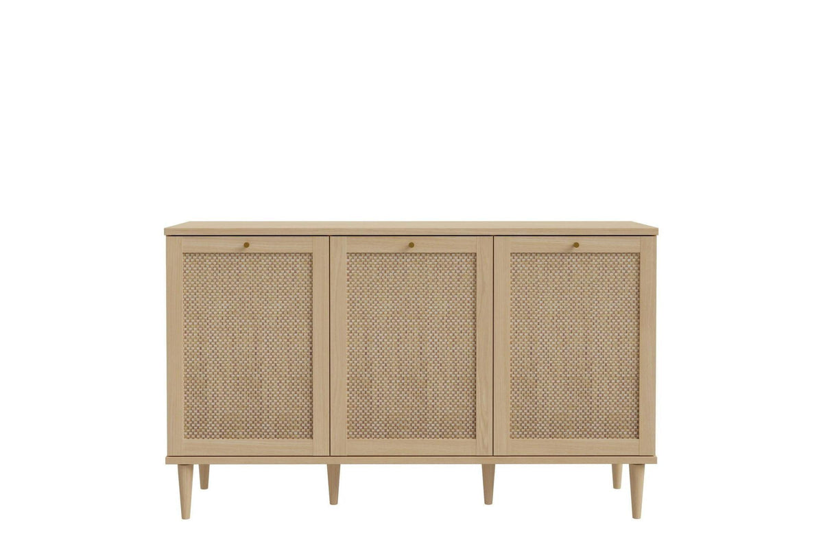 Calasetta 3 Door Sideboard In Rattan