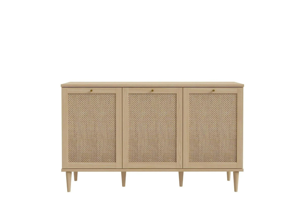 Calasetta 3 Door Sideboard In Rattan