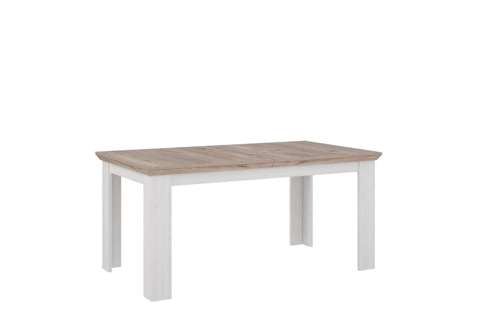 Lopa Extending Dining Table 160-207cm In Oak Nelson/Snowy Oak
