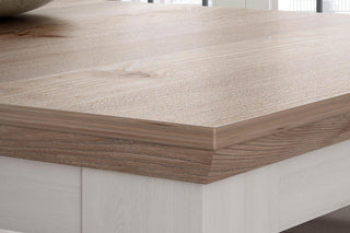 Lopa Extending Dining Table 160-207cm In Oak Nelson/Snowy Oak