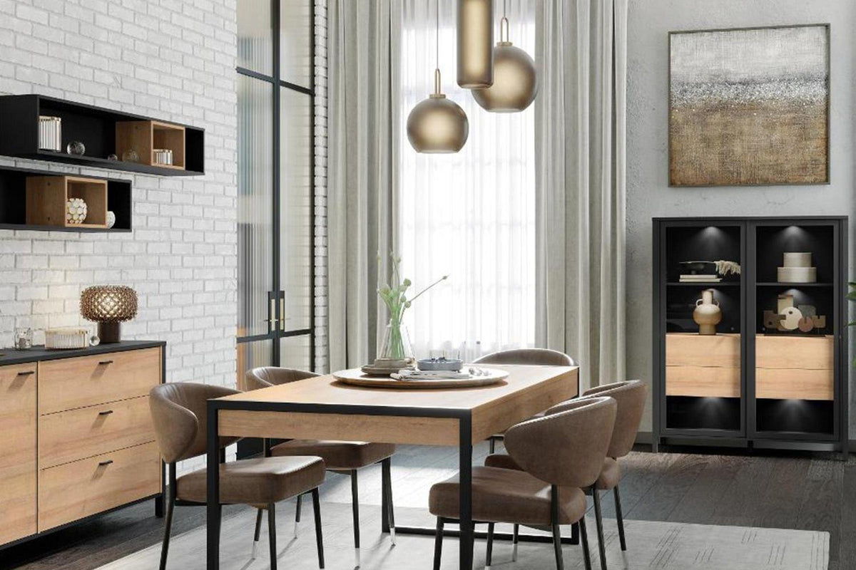 High Rock Dining Table In Riviera Oak