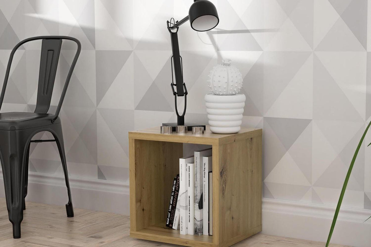 Mauro Singular Storage Unit In Artisan Oak