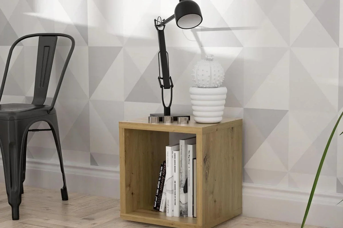Mauro Singular Storage Unit In Artisan Oak