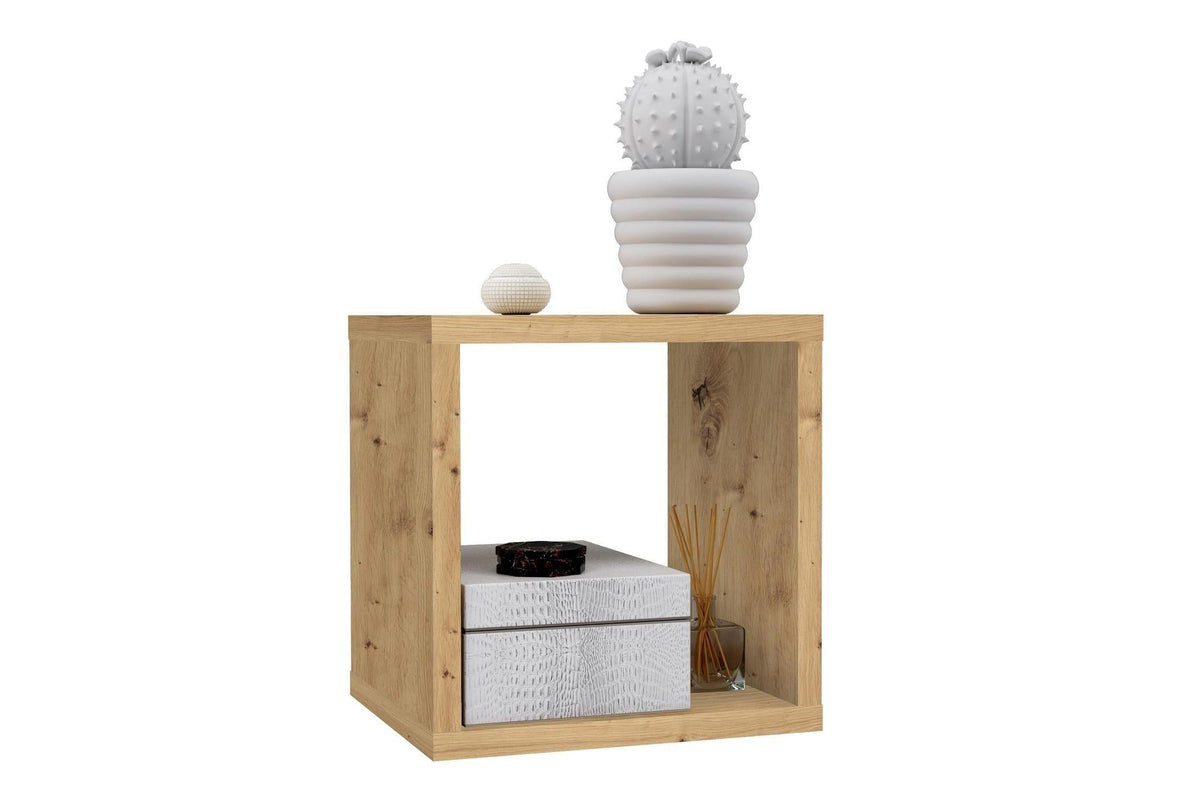 Mauro Singular Storage Unit In Artisan Oak