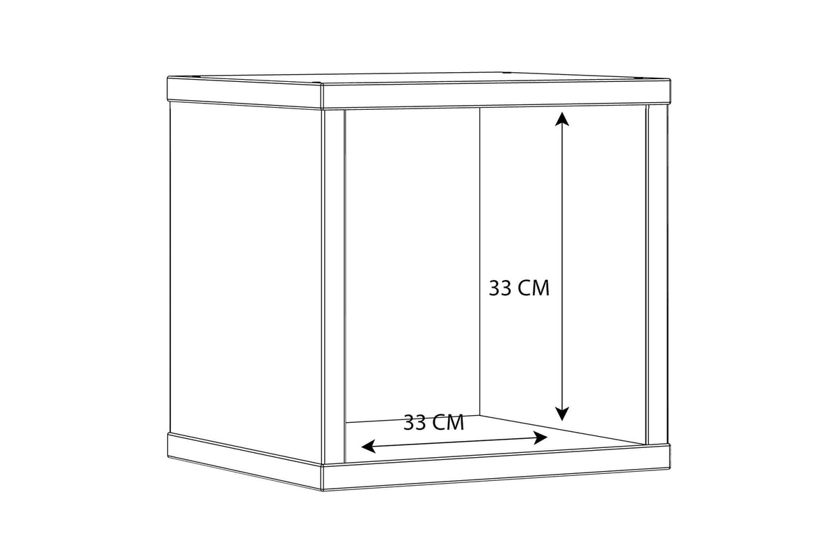 Mauro Singular Storage Unit In White High Gloss/White