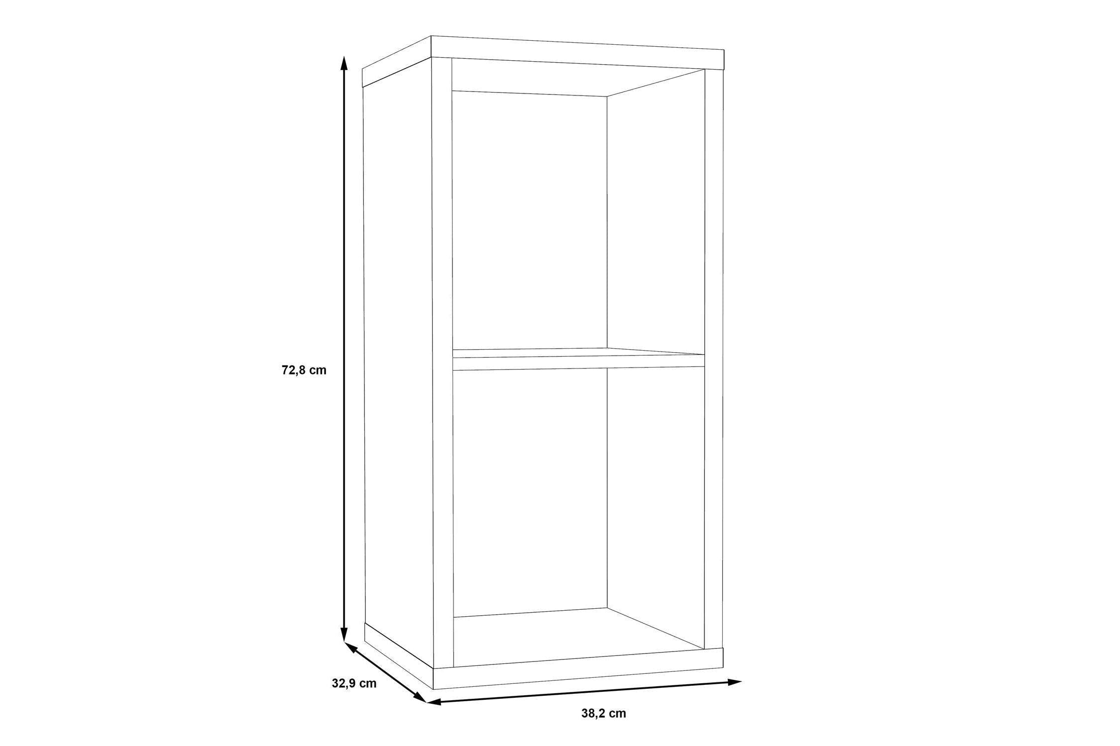 Mauro 1 Shelf Storage Unit In Sonoma Oak
