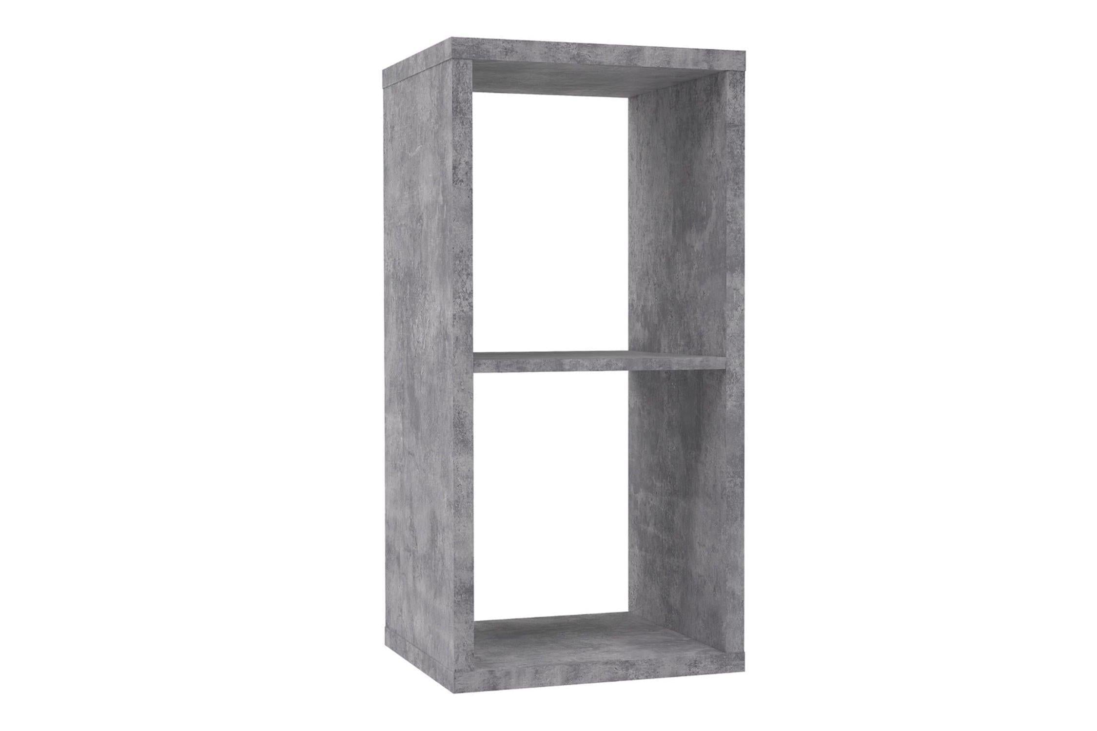Mauro 1 Shelf Storage Unit In Concrete Grey
